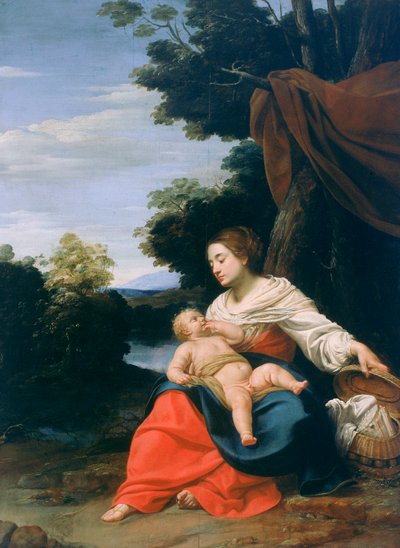 Madonna and Child (Madonna della Cesta) by Simon Vouet